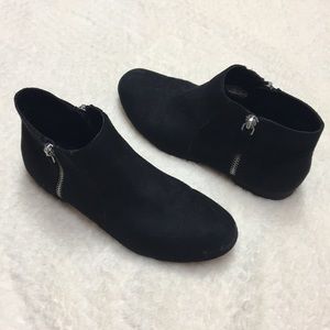 Black Suede Booties